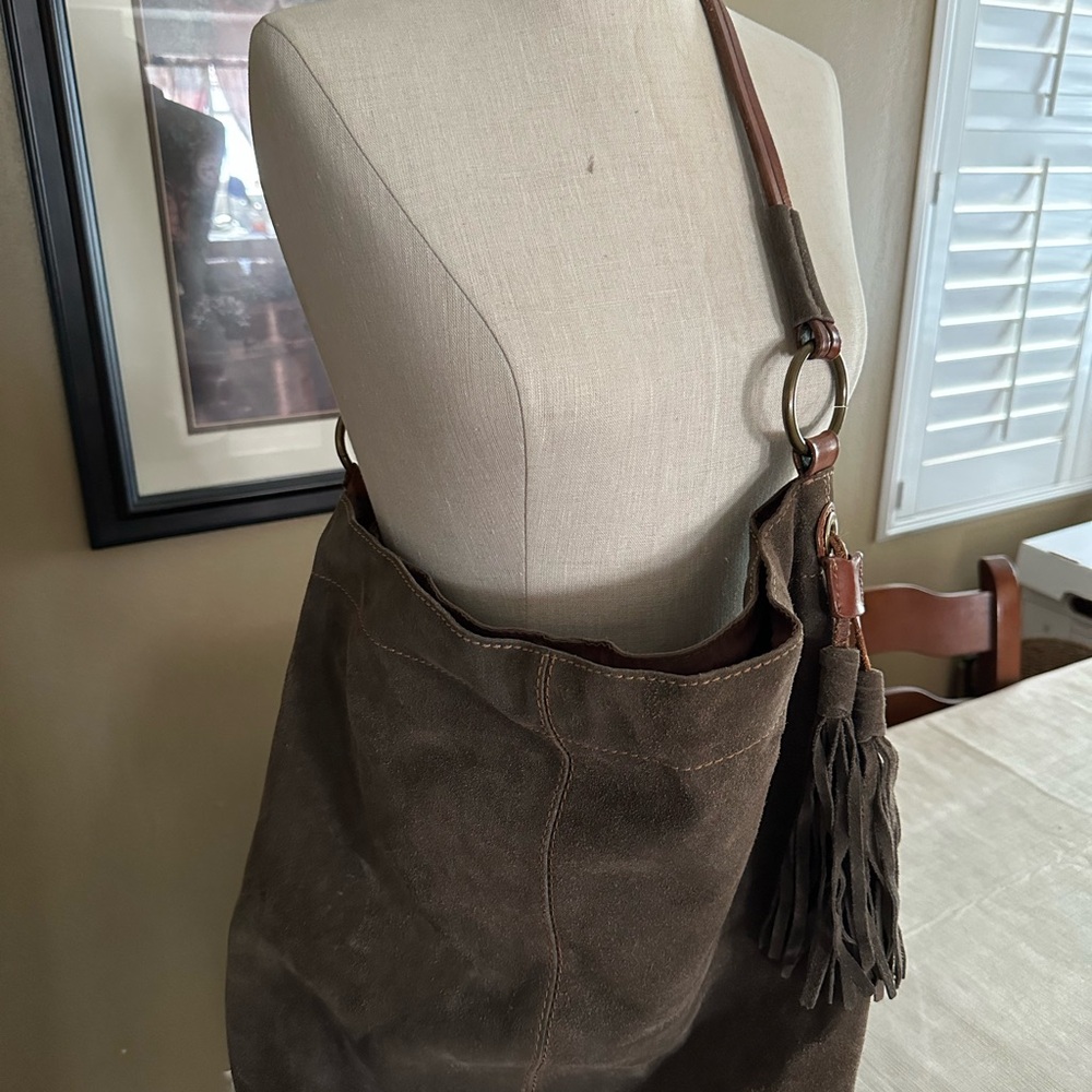 Lucky Brand Brown Hobo Bag with Classic Design